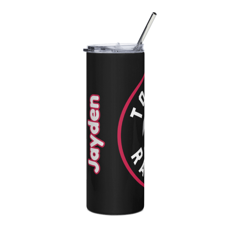 Toronto Raptors Personalized 20oz Tumbler | Custom Name Stainless Steel Tumbler