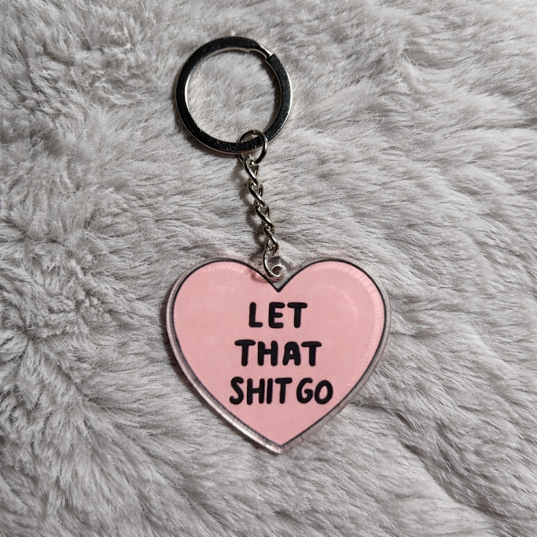 Motivational Mental Health Acrylic Keychains