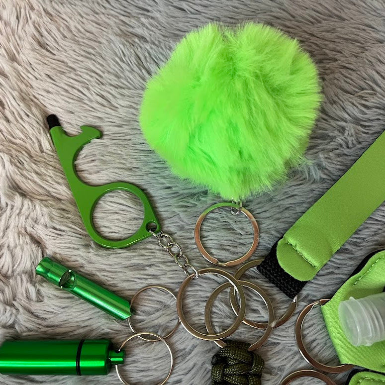 11-Piece Safety Keychain Set