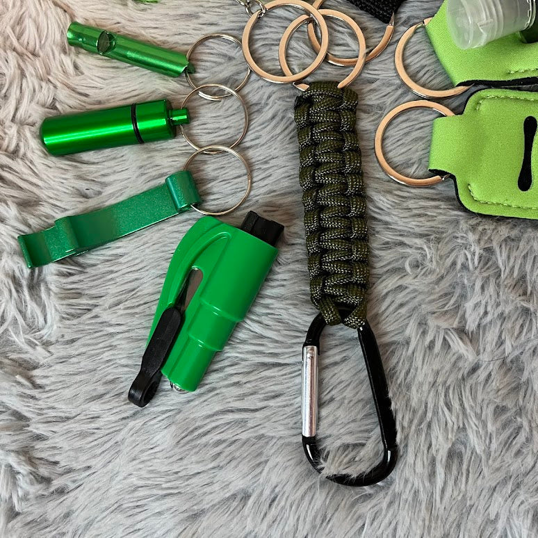 11-Piece Safety Keychain Set