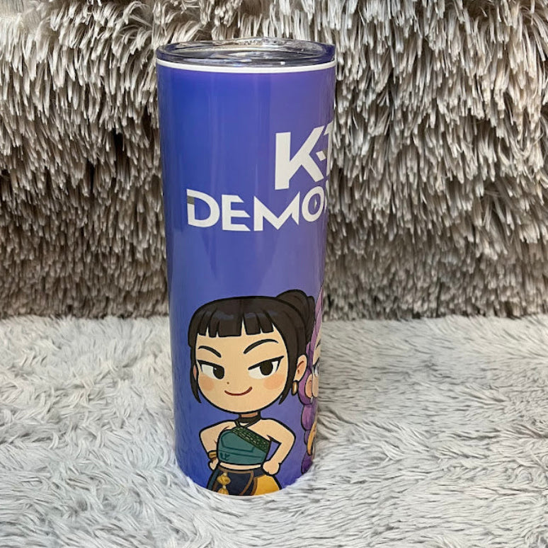 Kpop Demon Hunters Personalized 20oz Tumbler | Stainless Steel Custom Name Tumbler