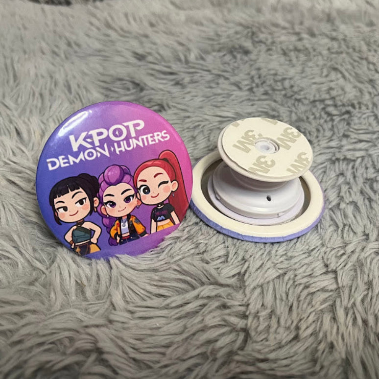 Kpop Demon Hunters Phone Grip | Saja Boys Pop Grip Stand