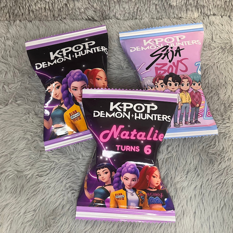 Personalized Custom Chip Bags – Any Theme, Photo or Design | Kids Birthday Party Favor Snack Bags