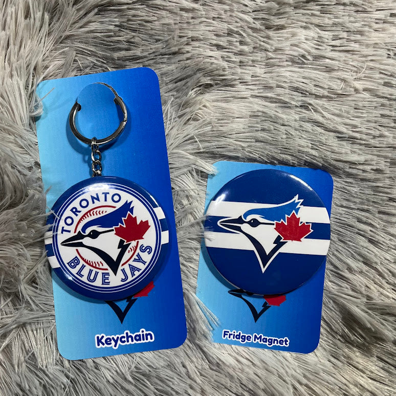 Toronto Blue Jays Keychain | Magnet | Pocket Mirror | Button Pin
