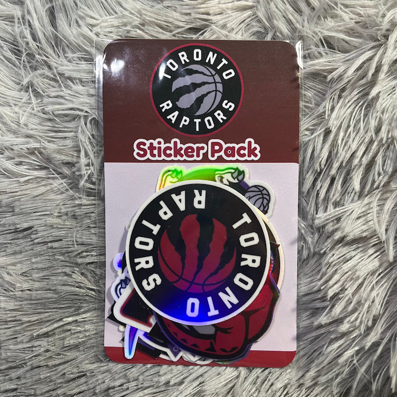 Toronto Raptors Sticker Pack | Holographic Vinyl Basketball Team Stickers