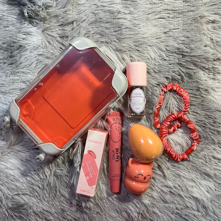 Mini Suitcase Lip Care Gift Set 8pcs