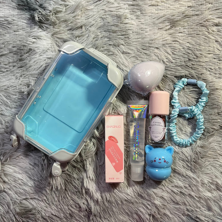 Mini Suitcase Lip Care Gift Set 8pcs
