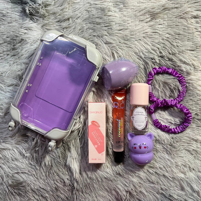Mini Suitcase Lip Care Gift Set 8pcs