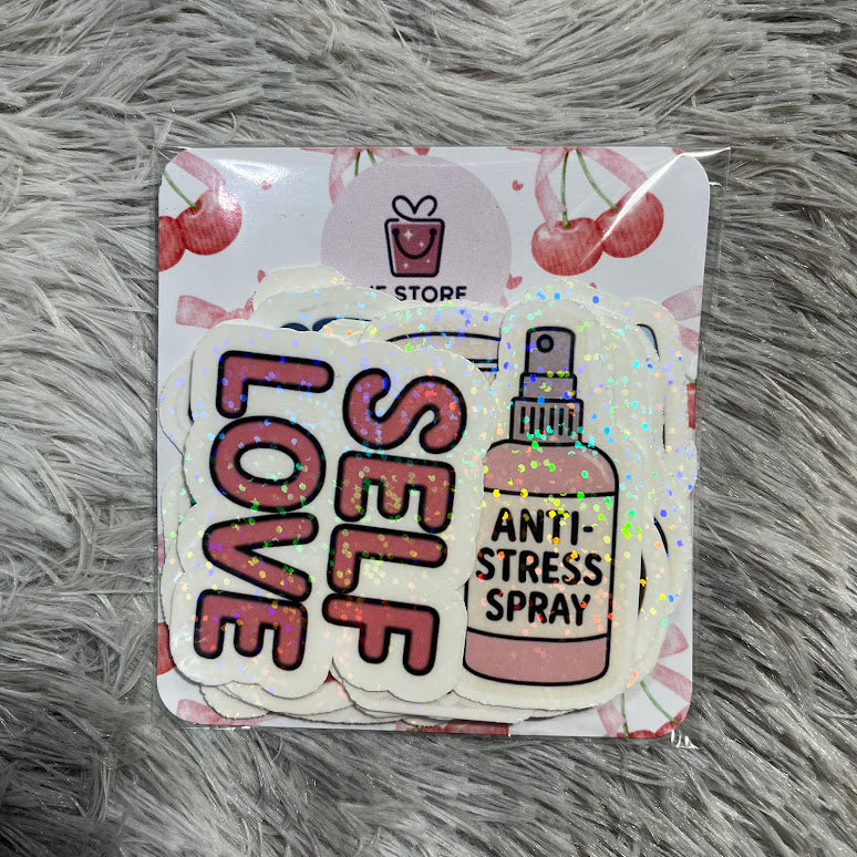 Mental Health Sticker Pack | Self Care Vinyl Stickers for Laptop Water Bottle