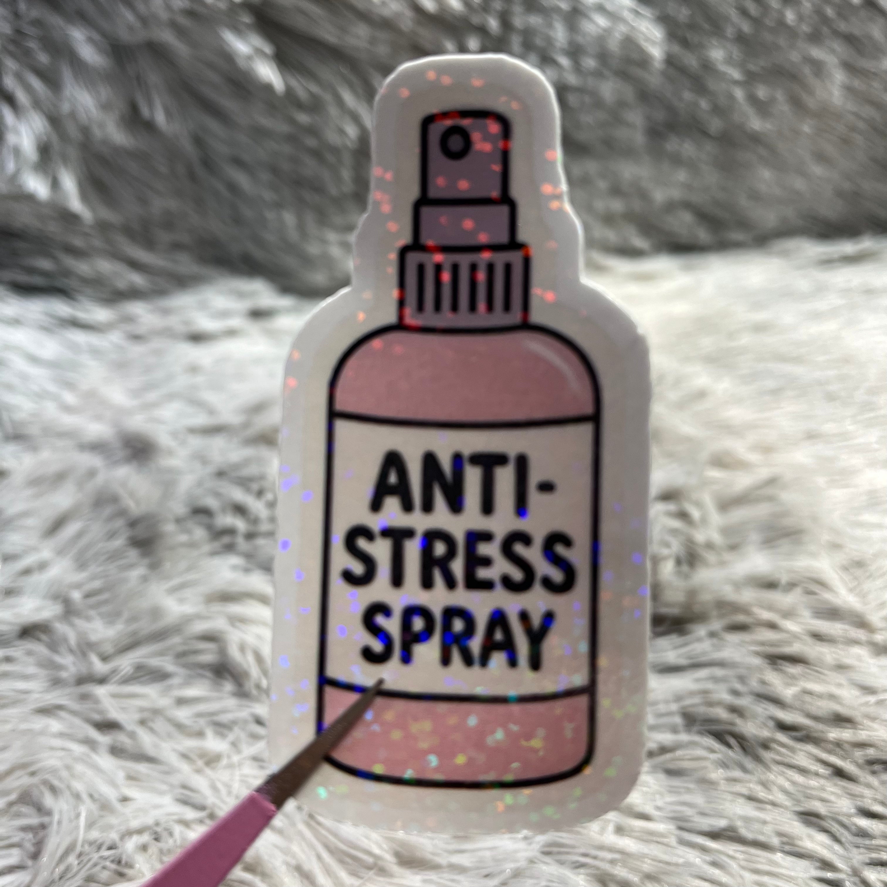 "Anti-Stress Spray" Sticker