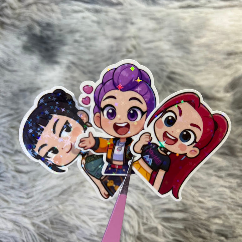 Kpop Demon Hunters Mystery Sticker Pack