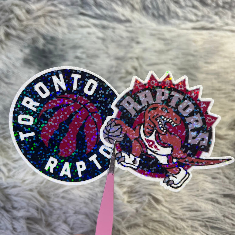 Toronto Raptors Sticker Printable Toronto Raptors Sticker Pack | Holographic Vinyl Basketball Team Stick ...