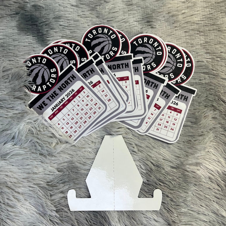Toronto Raptors Mini Desktop 2026 Calendar