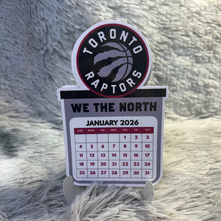 Toronto Raptors Mini Desktop 2026 Calendar