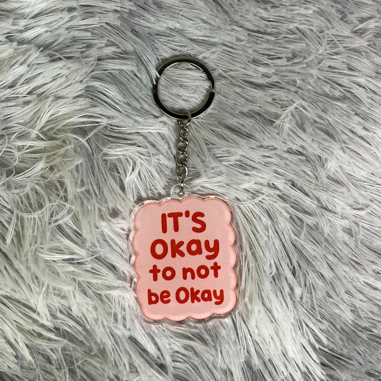 Motivational Mental Health Acrylic Keychains