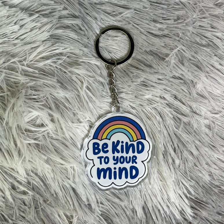 Motivational Mental Health Acrylic Keychains