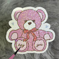 Hey You Teddy Bear Valentine Sticker – Holographic Cute Love Sticker