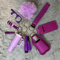 10pcs Mini Tumbler Safety Keychain Set