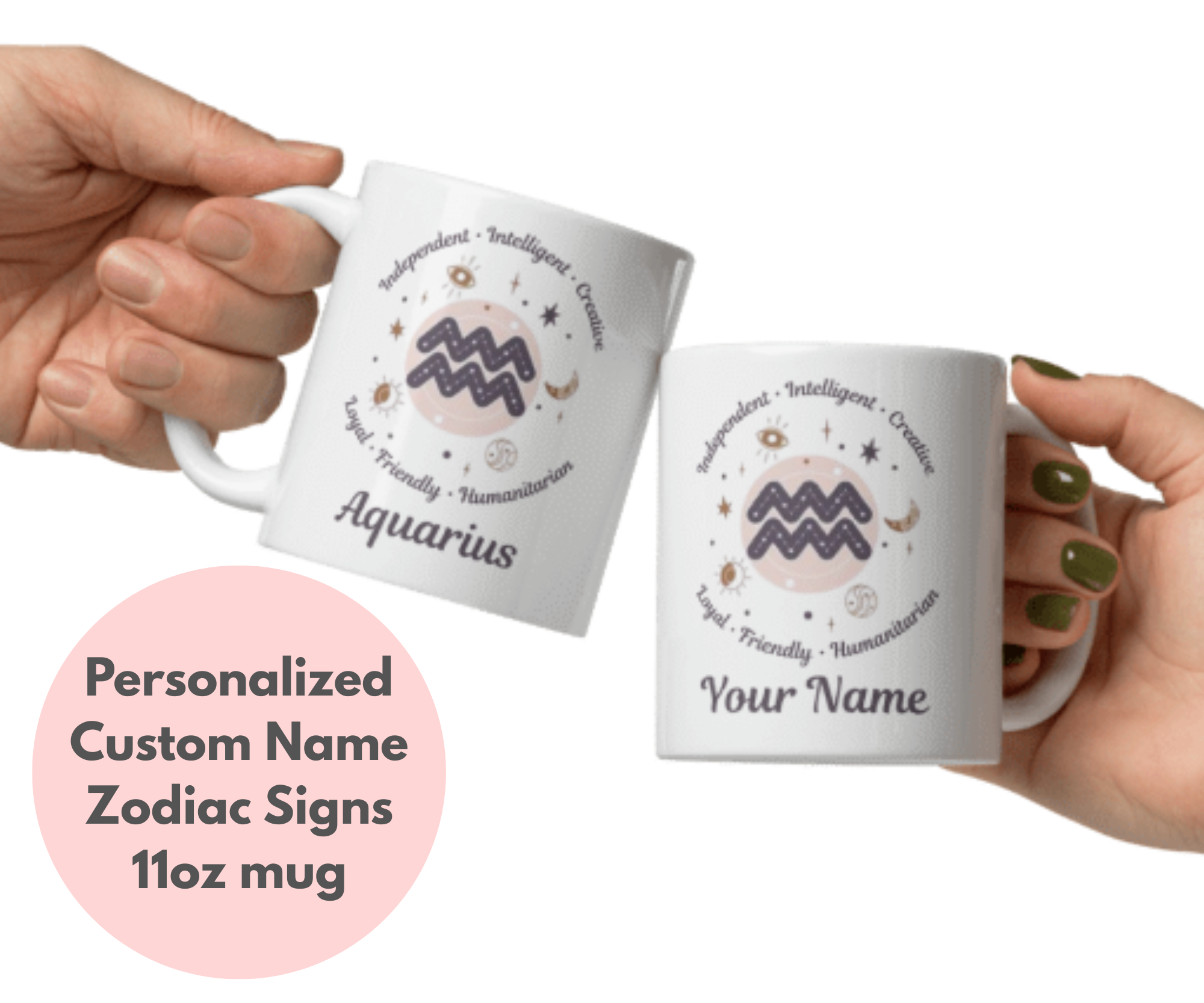 Personalized Zodiac Horoscope 11oz Mug