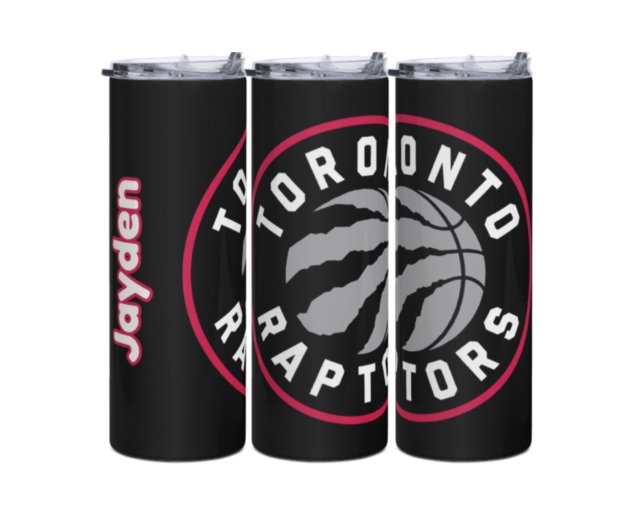 Toronto Raptors Personalized 20oz Tumbler | Custom Name Stainless Steel Tumbler