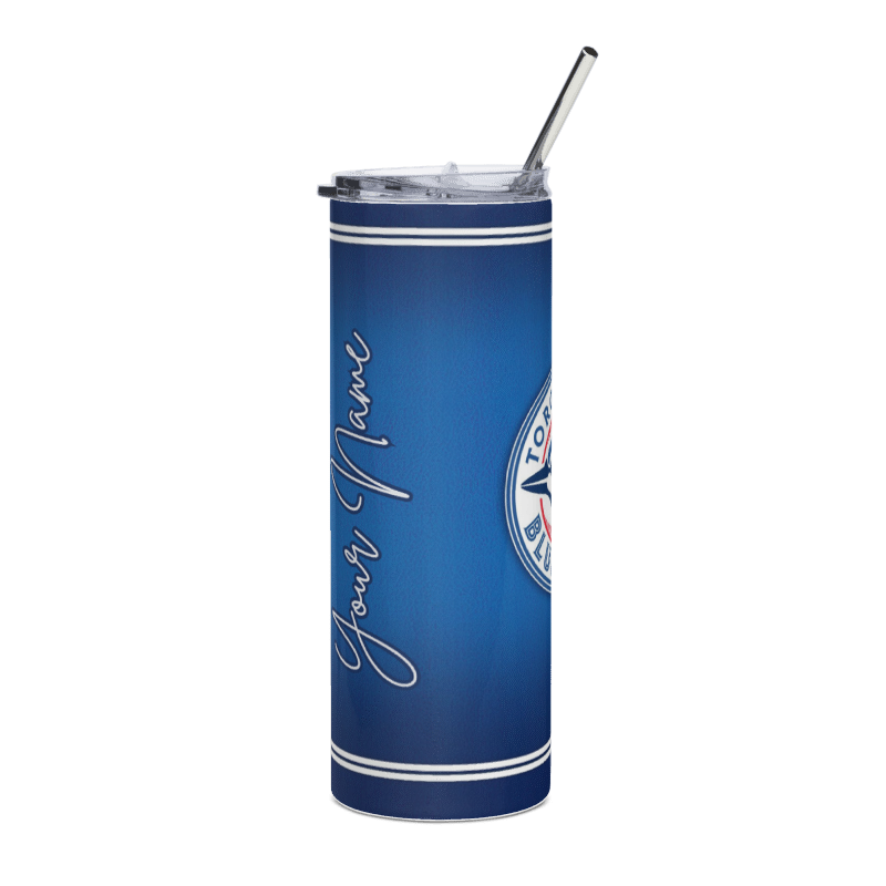 Toronto Blue Jays Personalized 20oz Tumbler | Custom Name Stainless Steel Tumbler