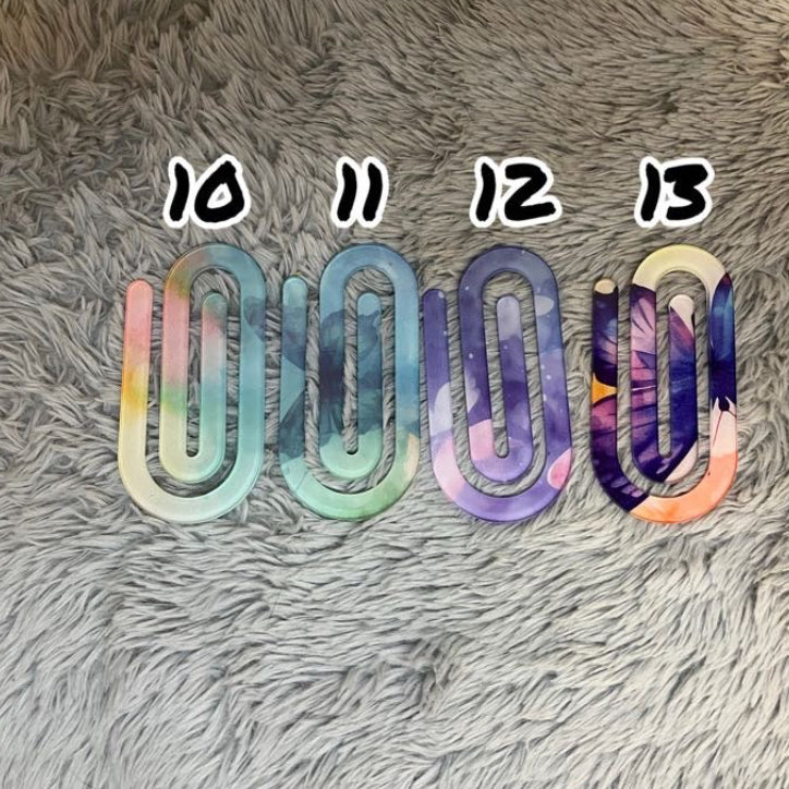 Jumbo Acrylic Paperclip Bookmark | Clear Acrylic Bookmark