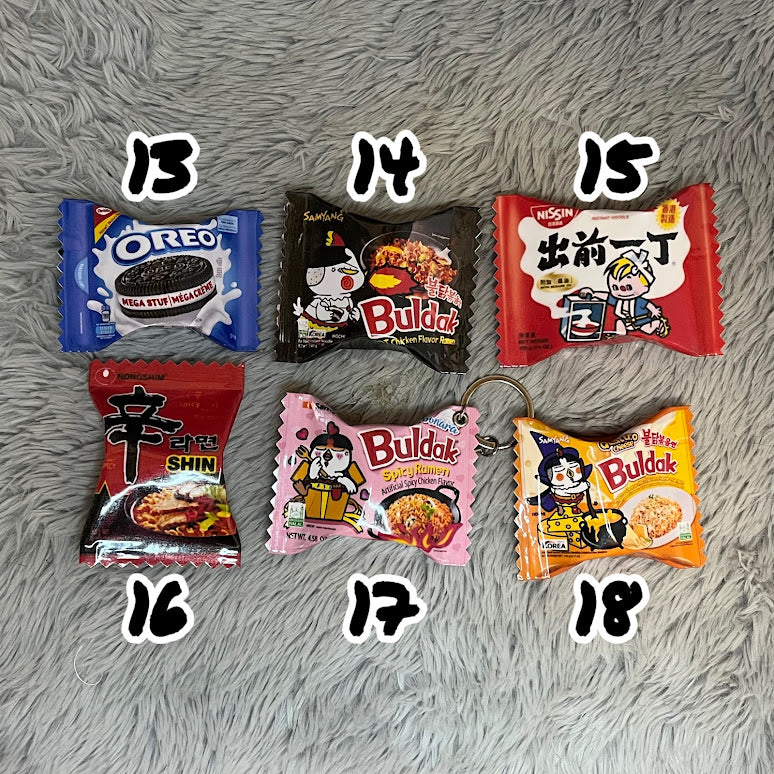 Mini Snacks Handmade Keychains | Cute Food Charms