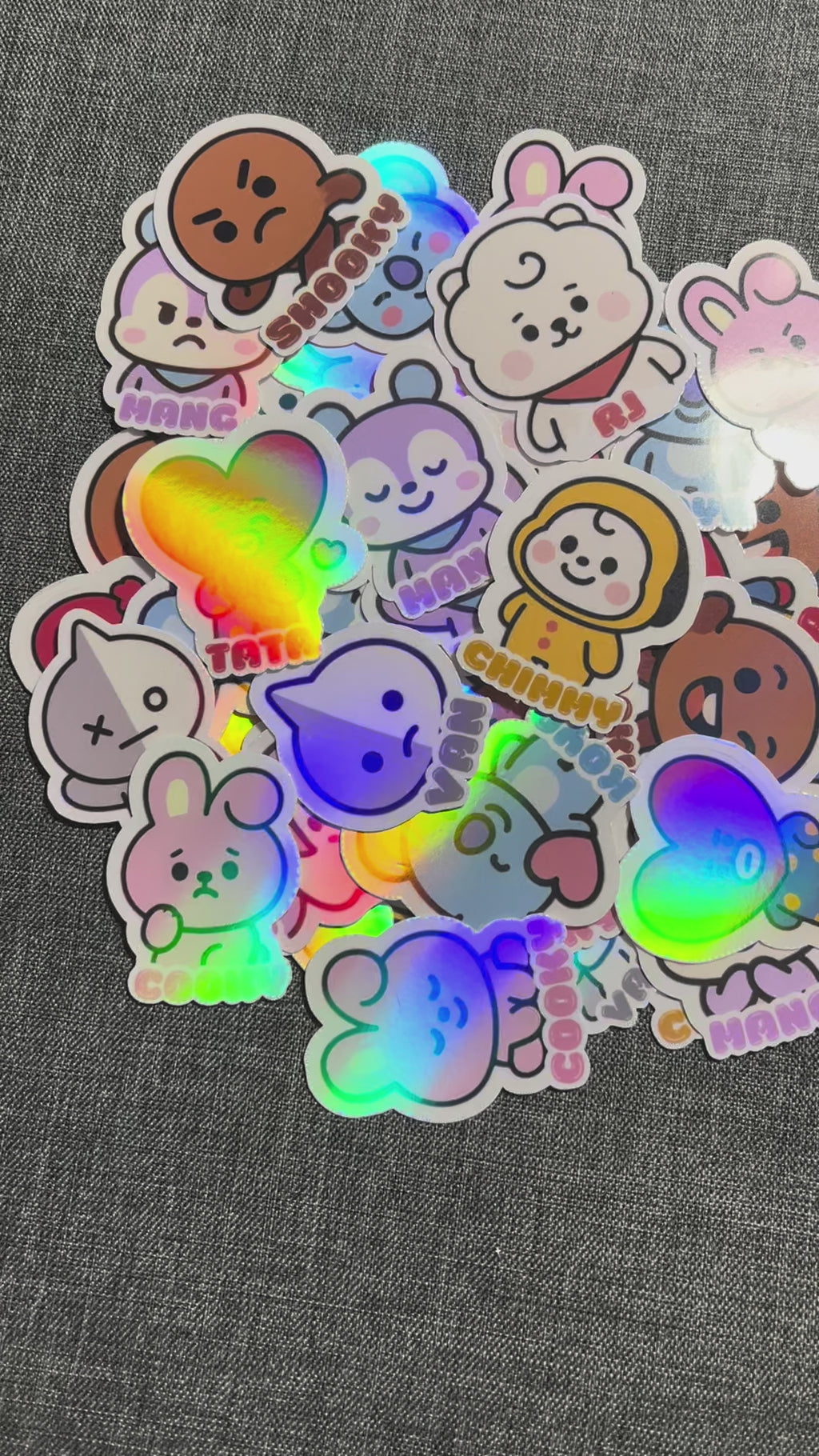 BT21 Mystery Sticker Pack | 30pc Holographic Sticker